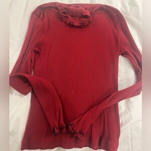 Jcrew Lettuce Hem Turtleneck